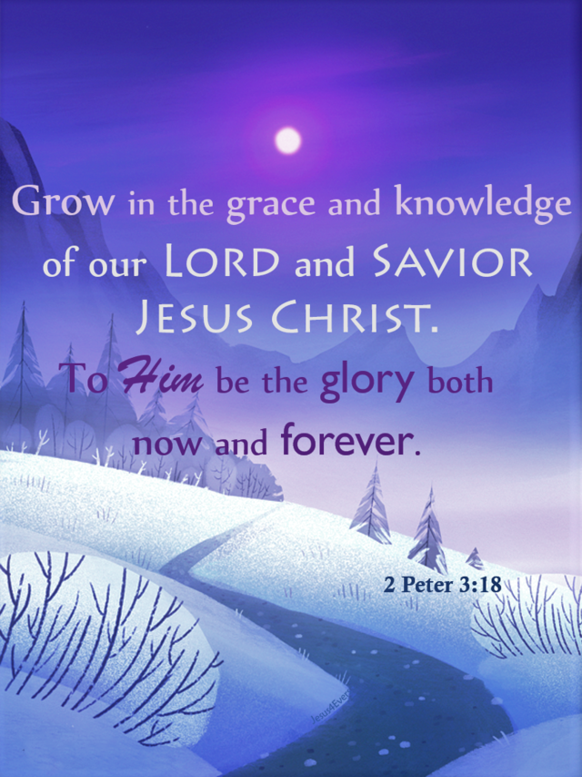The Living... — 2 Peter 3:18 (NKJV) - but grow in the grace and...