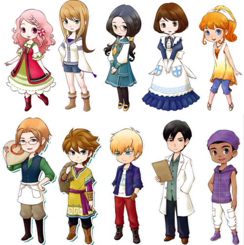 harvest moon friends of mineral town bachelors
