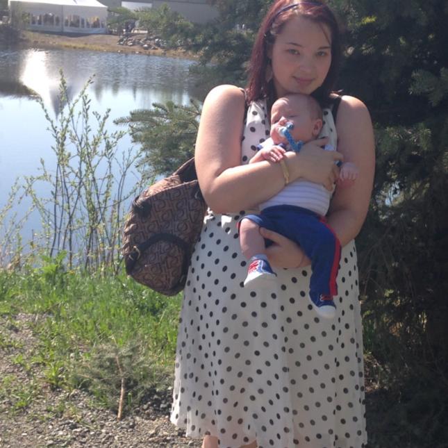 Jael Hamblen (20) and her infant son, Joel, pictured together in May 2014. At the time this picture taken, Jael and her son were living in Anchorage, Alaska with her roommate, Kendra White (32), and Kendraâ€™s two children.
On the morning of October...