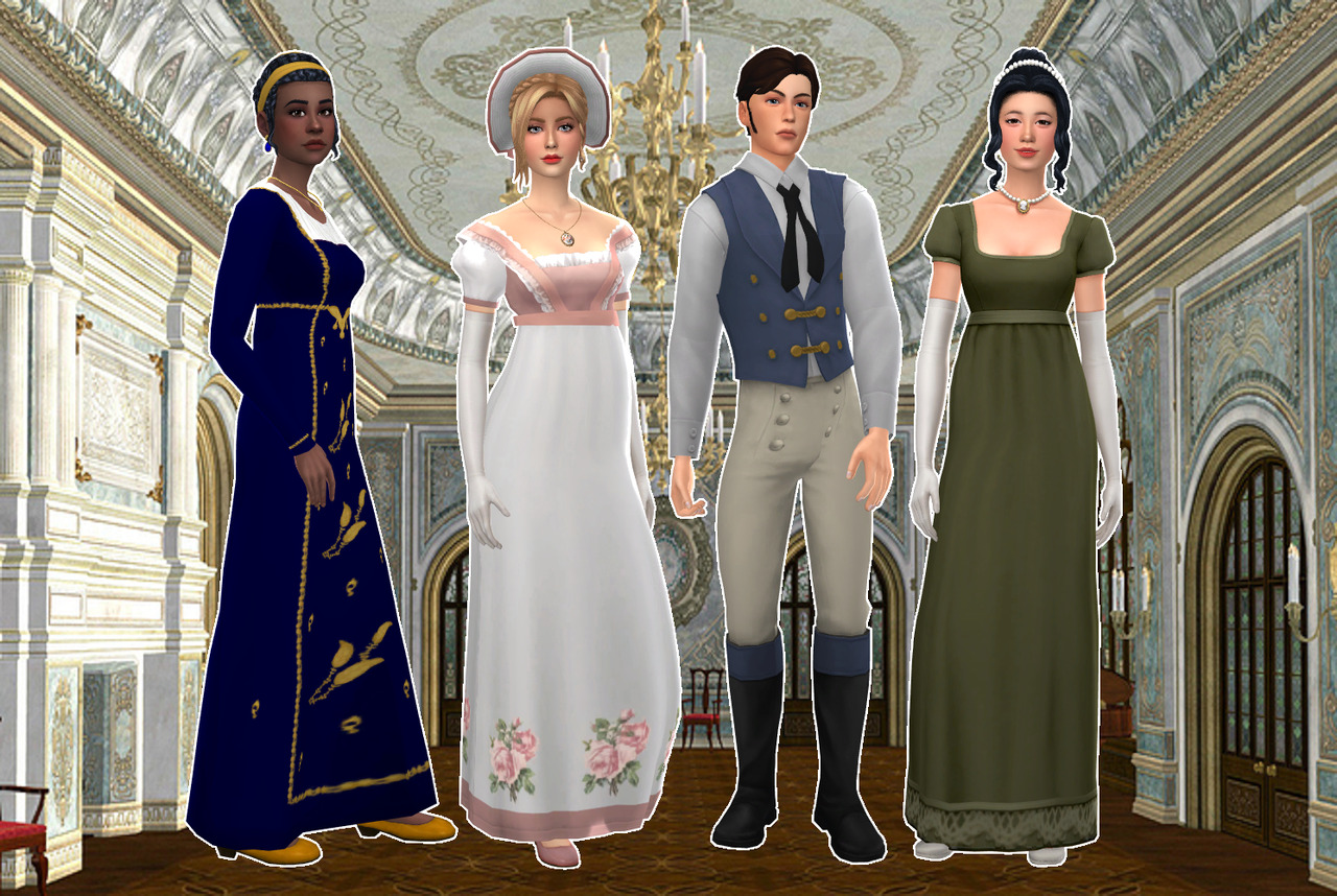 Pin by Miles Lee on Sims 4 Themes | Sims 4 clothing, Fashion, Regency era