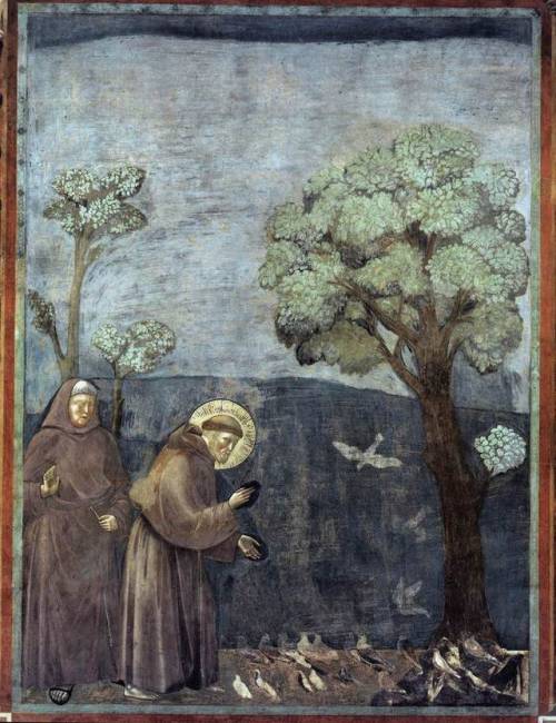 artist-dibondone:St. Francis Preaching to the BirdsMedium:...