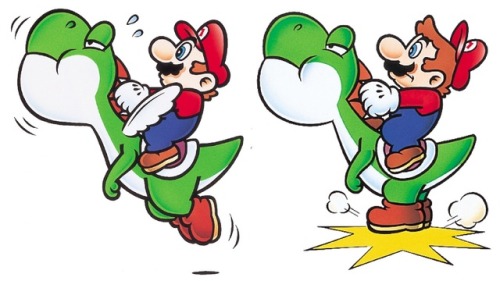 suppermariobroth:Super Mario World official artwork has an...