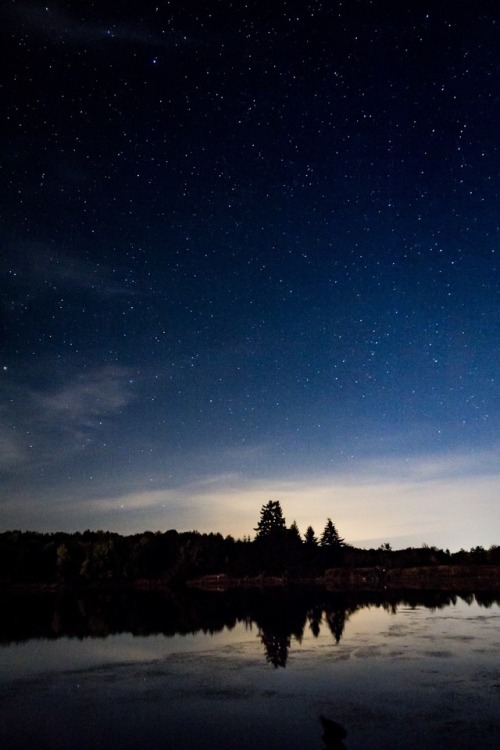 After Midnight on Kirk Pond - Lane County, Oregon - August, 2016