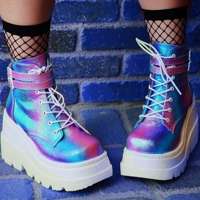 cosmic candy technopagan boots