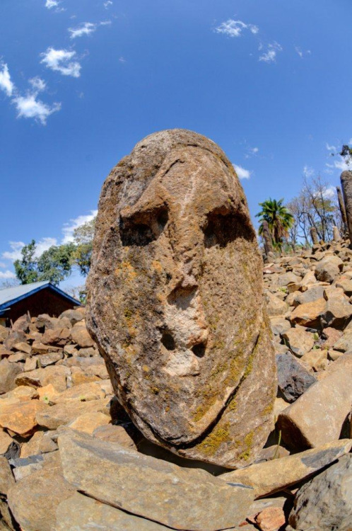 The stelae field at Tutu Fella, Ethiopia, is a 9th-14th century...