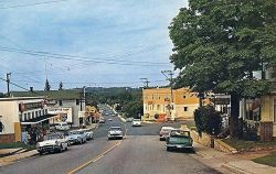 @60's cars on the street