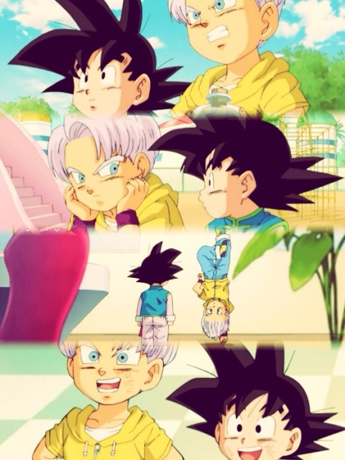 goten and trunks on Tumblr