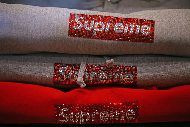 swarovski supreme box logo hoodie