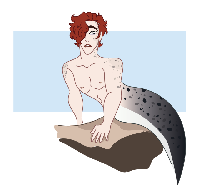 About to post a little more of the merman au, have a taste in the mean time :3
