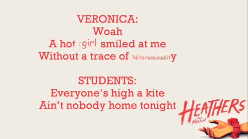 heathers the musical lyrics Tumblr