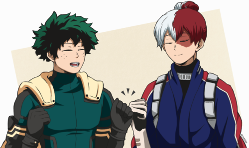 liusyss:Pro Hero Deku and Pro Hero Shouto to the...