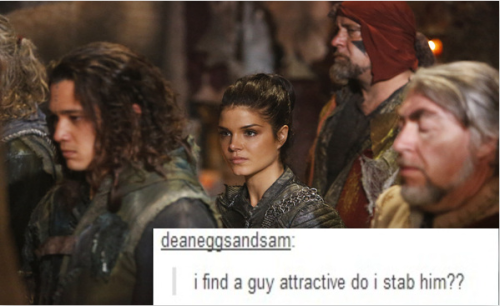 bellamyblakesgun:The 100 + text posts (1/?)(Bellarke + text...