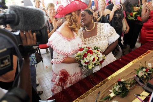 fu501:ROSEMONDE & MYRIAMFIRST SAME-SEX MARRIAGE IN THE...