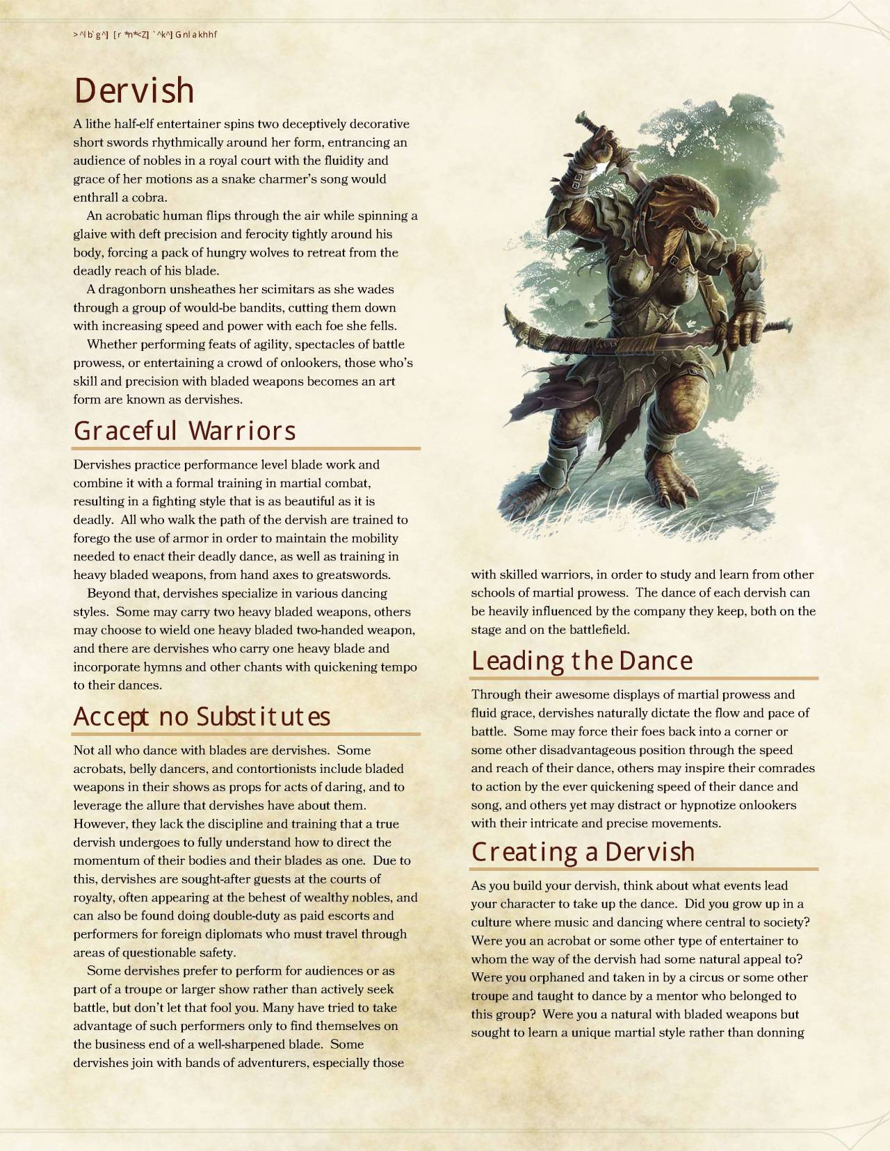 d&d — dnd-5e-homebrew: Dervish Class by...