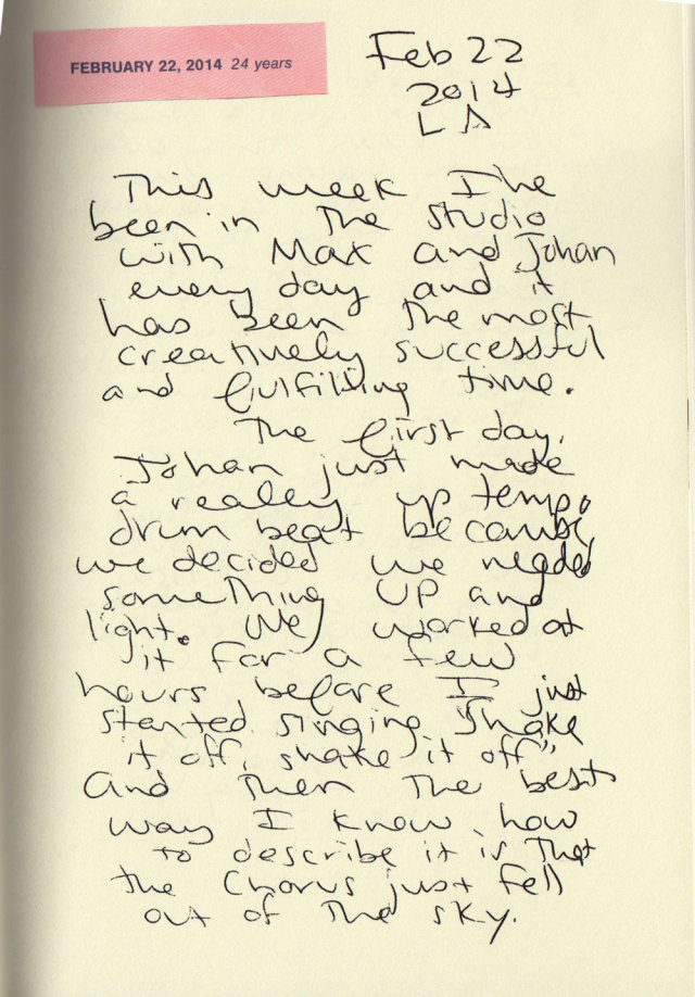 #WeAreNotWorthy | outhereinplainsite: Taylor’s diary entries about...