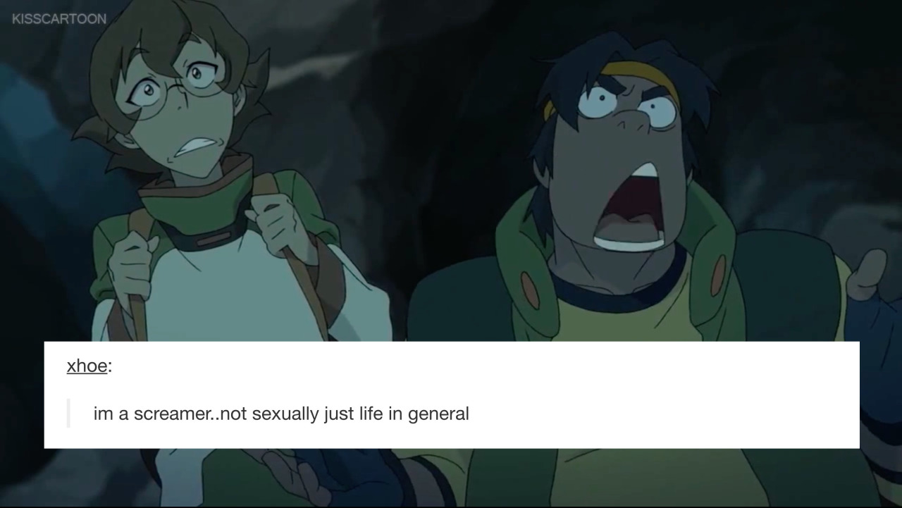 Voltron Textpost Meme Trash: Pidge and Hunk...