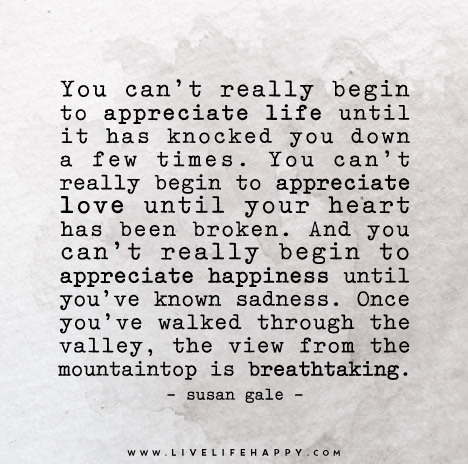 Deep Life Quotes - Tumblr — You can't really begin to ...