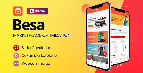 Besa v1.0.3 - Elementor Marketplace WooCommerce Theme Nulled