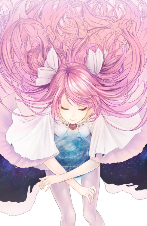 minsgraph:Full set of Madoka prints complete! I’m actually...