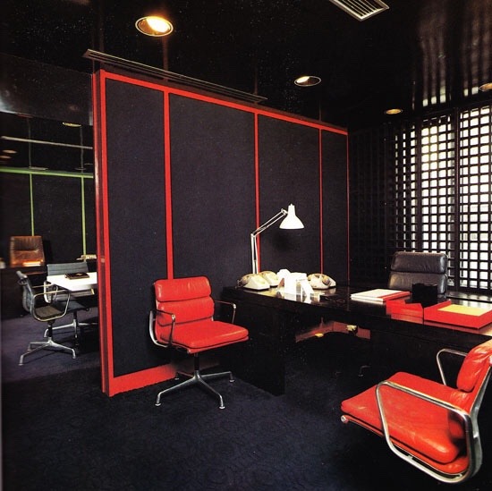 Set Deco David Hicks Office Design London Uk 1970s