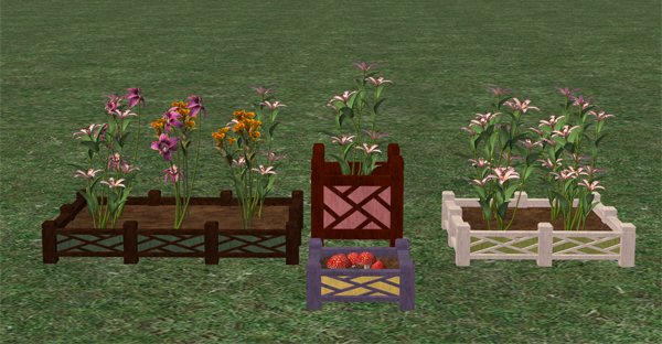 Random Planters Garden Boxes and Junk Planters The Sims 2