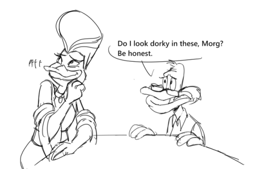 delladuckz:darkwing starts getting old and needs glasses