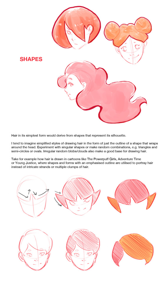 How To Draw Hair Tumblr