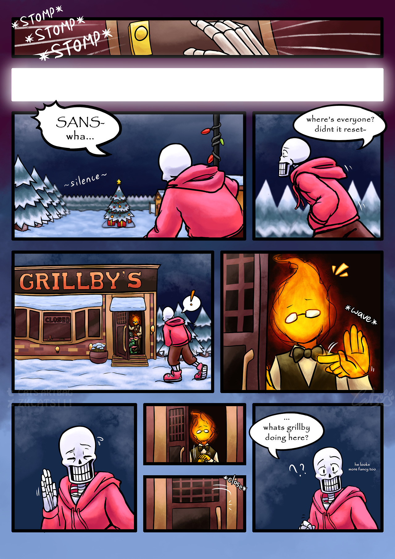 SwapOut : An Undertale/Underswap fan comic ... - Cats' Art Bag!