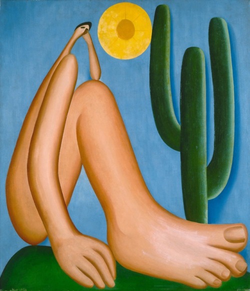 Amaral, Tarsila Do, Brazilian, 1886-1973Abaporu, 1928Oil on...