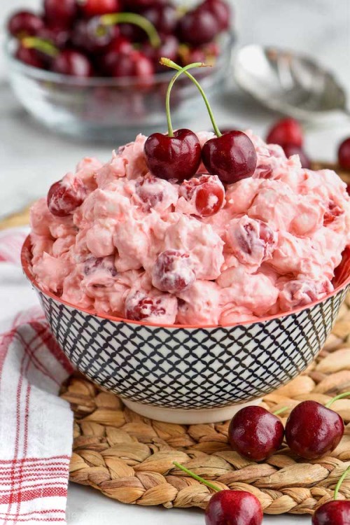 affleckhugh:Cherry Cheesecake Fluff Recipe This Cherry...