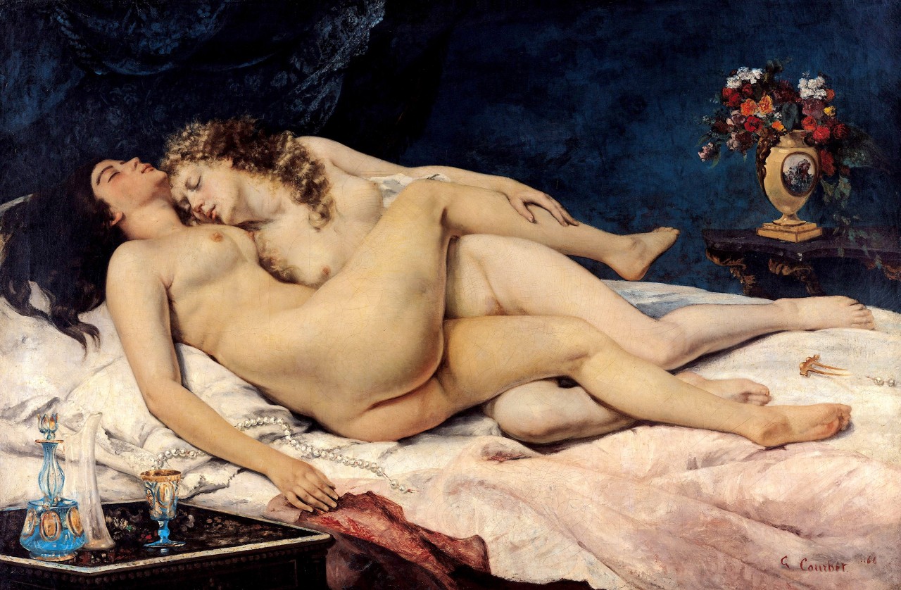 Спящие Нега и Сладострастие. 1866. Gustave Courbet (1819-1877)