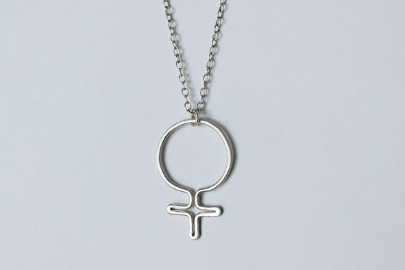 Female symbol jewelry by AlexandraFribergShop on...