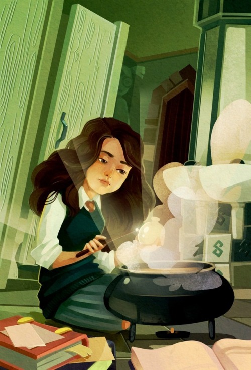 marinamichkina:Hermione and Polyjuice Potion