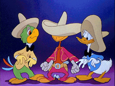 Image result for three caballeros gif