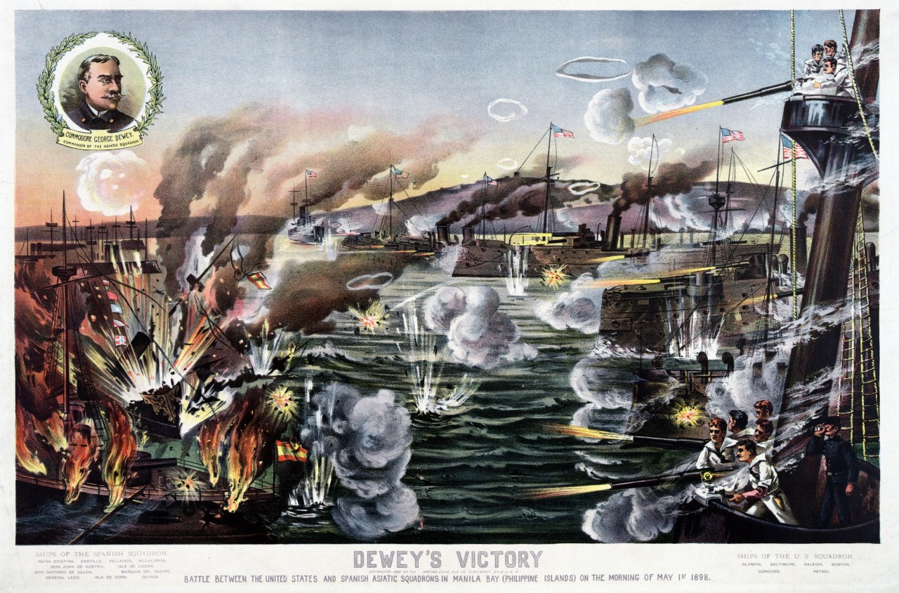 Dewey’s Victory, Battle Between The United States And Spanish Asiatic Squadrons In Manila Bay