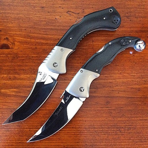 #tbtCold Steel Black Sable and Talwar Folder.Both were part of...