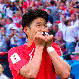 antoinegriezmxnn: Son Heung-min celebrates after ...