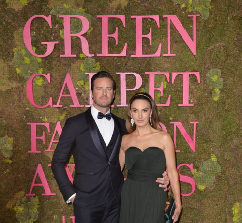 thelovelybess:Armie Hammer and Elizabeth Chambers @ Green Carpet...