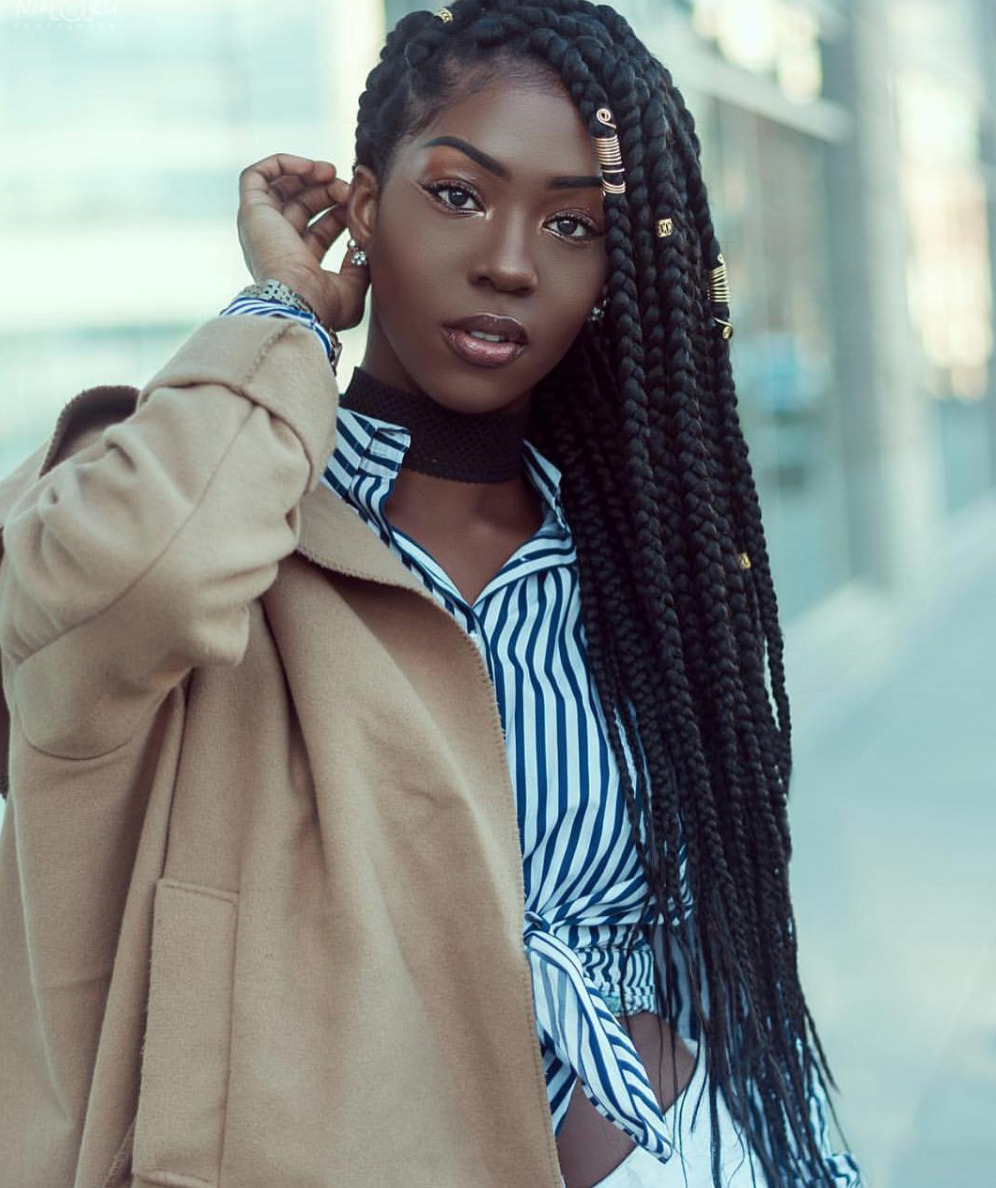 The African Pharaoh — naturalhairqueens: braids on fleek. she’s so...