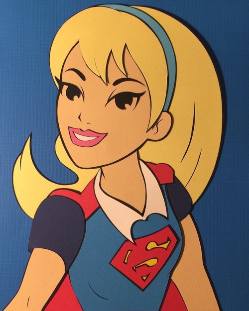 docgold13:DC Superhero Girls paper cut-outs