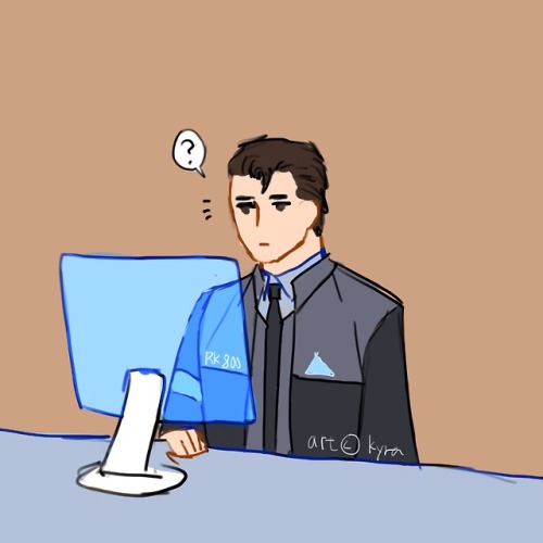 kyruolic:Heres a trash dbh comic I made a while ago…