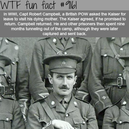 wtf-fun-factss:Robert Campbell - WTF Fun Facts