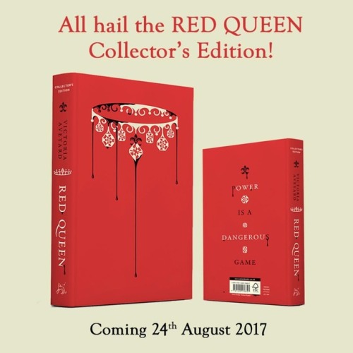 Wow, the UK collector's edition of RED QUEEN is ...