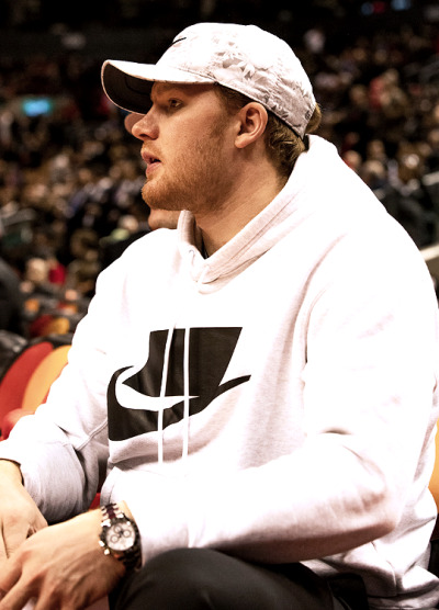 at the Raptors game | December 5, 2019