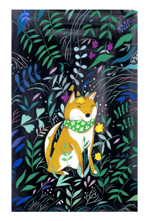 I am always late buut here’s a shiba I painted for Giant Robot’s...