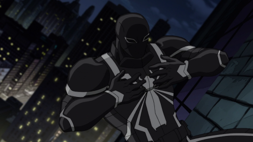 superheroes-or-whatever:Agent Venom in Ultimate Spider-Man