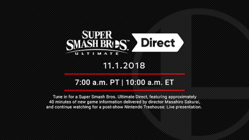 nintendo:Tune in 11/1 for roughly 40 minutes of new information...