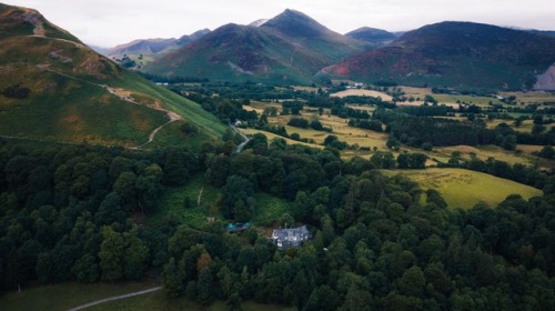 Above the Lake District.