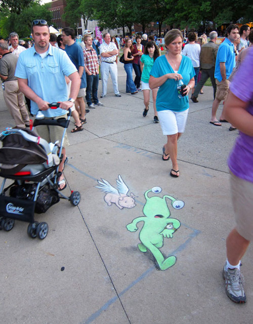 jedavu:THE CHALK DRAWN ADVENTURES OF SLUGGO | DAVID ZINN