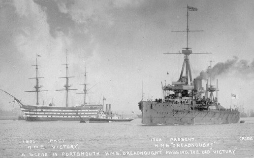 enrique262:Two very significant ships, the HMS Victory, Lord...